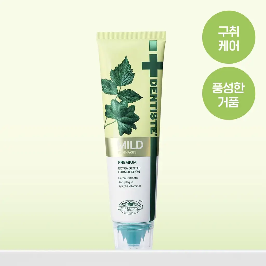 [풍성거품] 덴티스테 뉴 마일드 치약 60g/100g